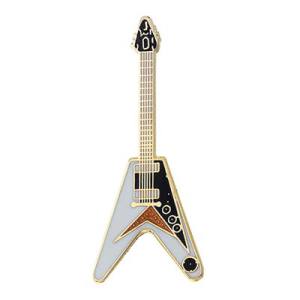 Mini-Pin Flying V White
